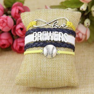 Milwaukee Brewers- Infinity Love Bracelet